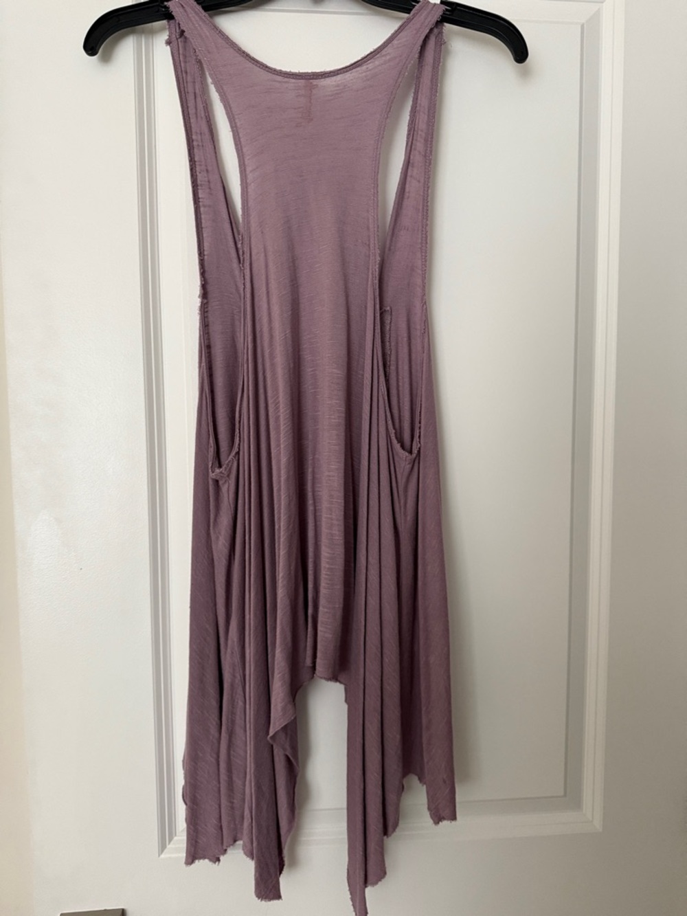 Free People Boho Lace-Front Sleeveless Tunic - Dusty Mauve - Picture 4 of 4